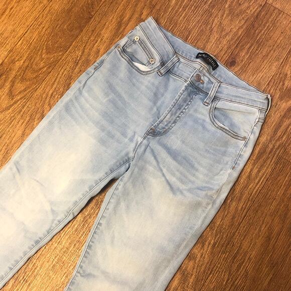 J. Crew Mercantile Light Wash Skinny Denim Blue Jeans Size 27 - Picture 3 of 12